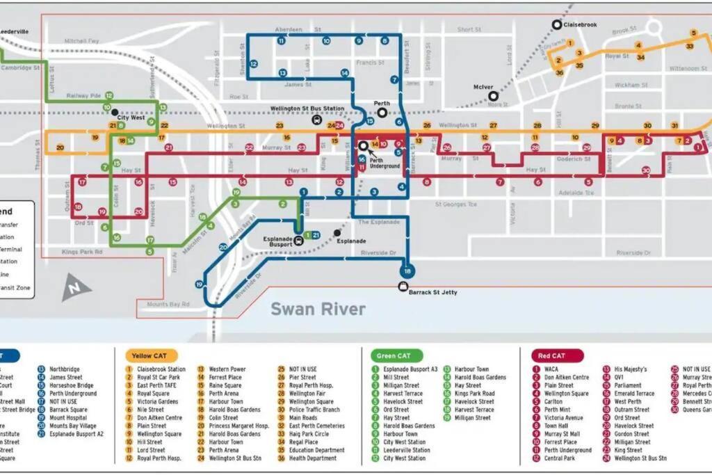 City & Lakeside With Free Parking, Pool And 10 Mins Walk Into The City Perth Exterior foto